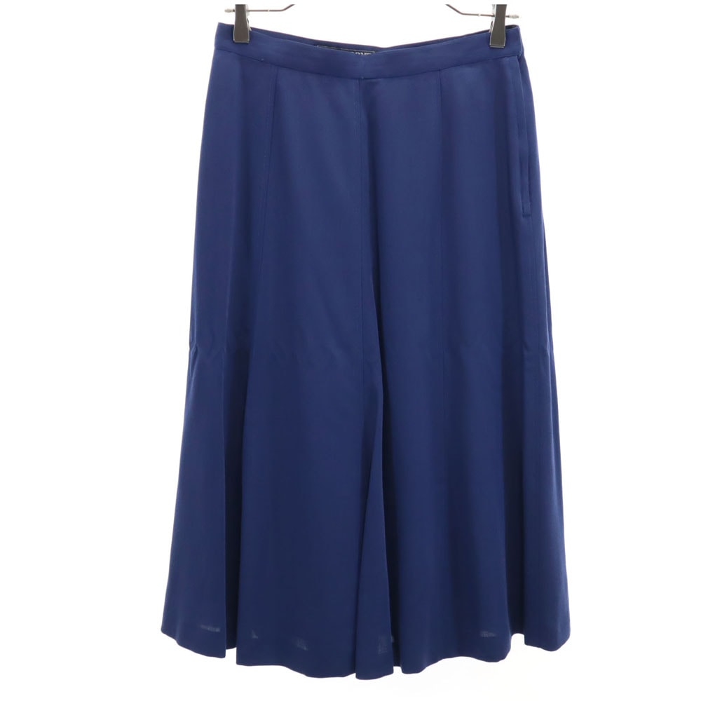 Burberrys バーバリーズ 90s ウール オールド ミディ丈 フレアスカート 11AR ネイビー