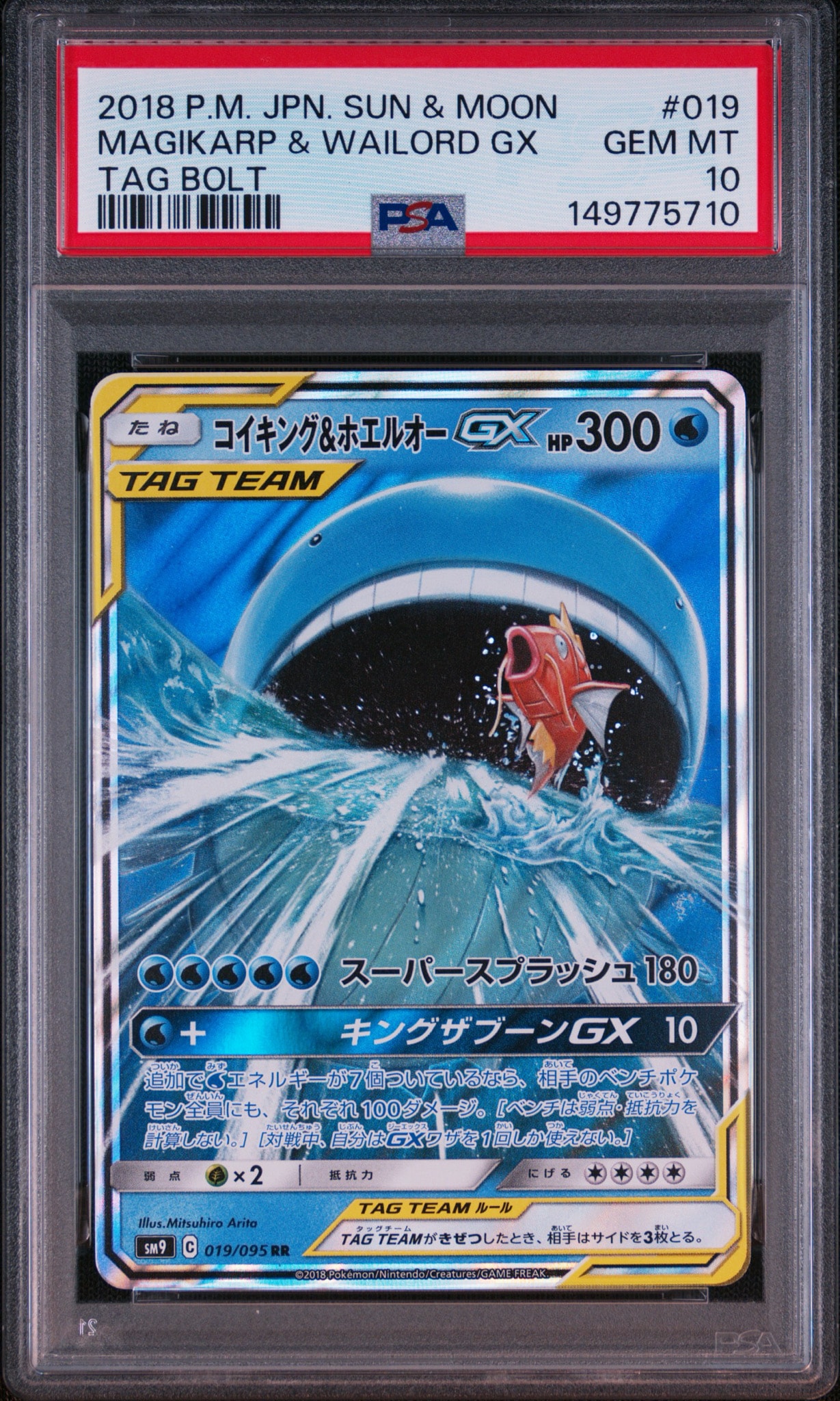 コイキング&ホエルオーGX RR [SM9 019/095](拡張パック「タッグボルト」)