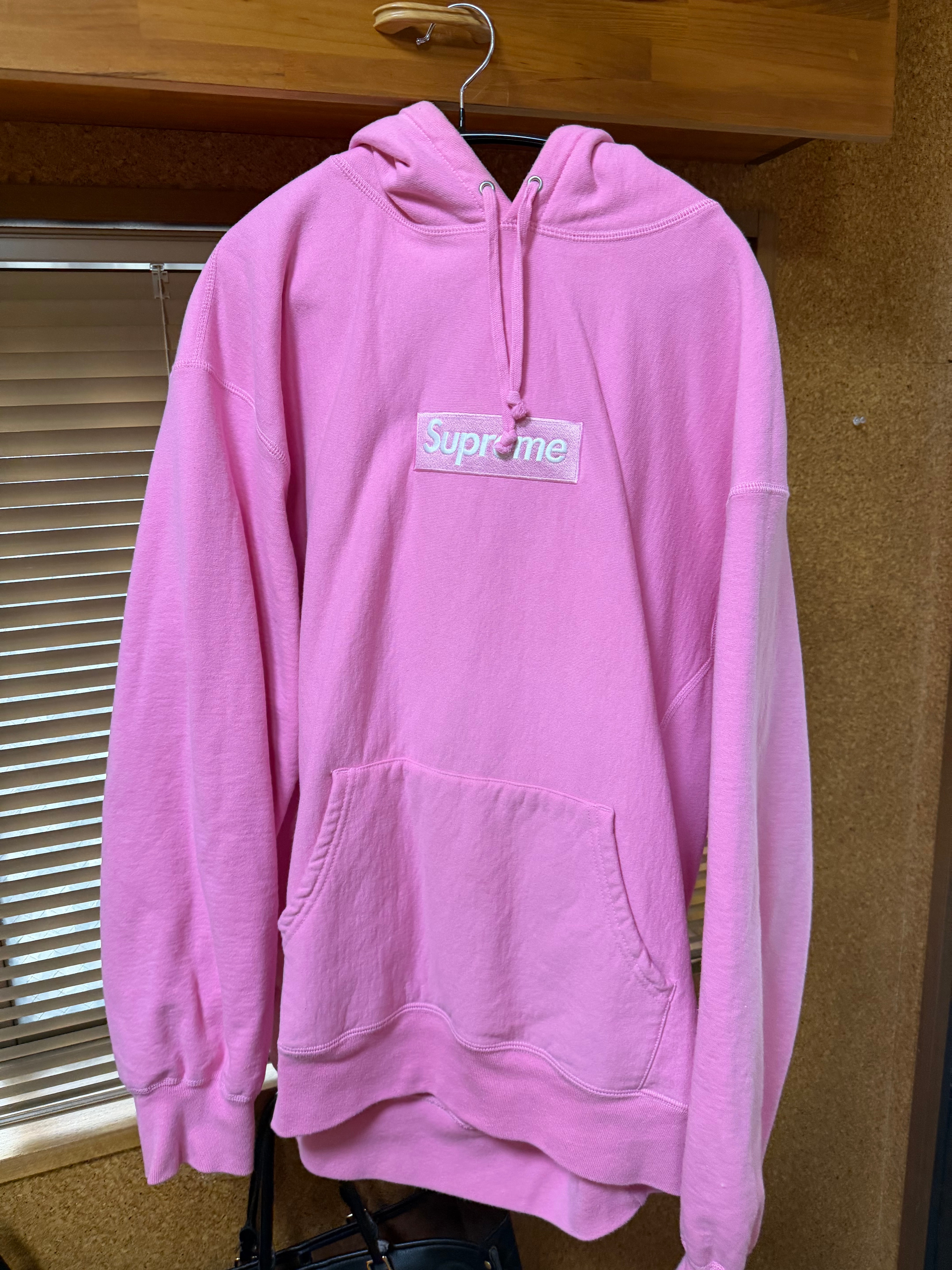 Supreme Box Logo Hooded Sweatshirt "Pink" (21FW)