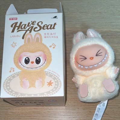 POP MART THE MONSTERS (LABUBU) Have a Seat Plush Series SISI