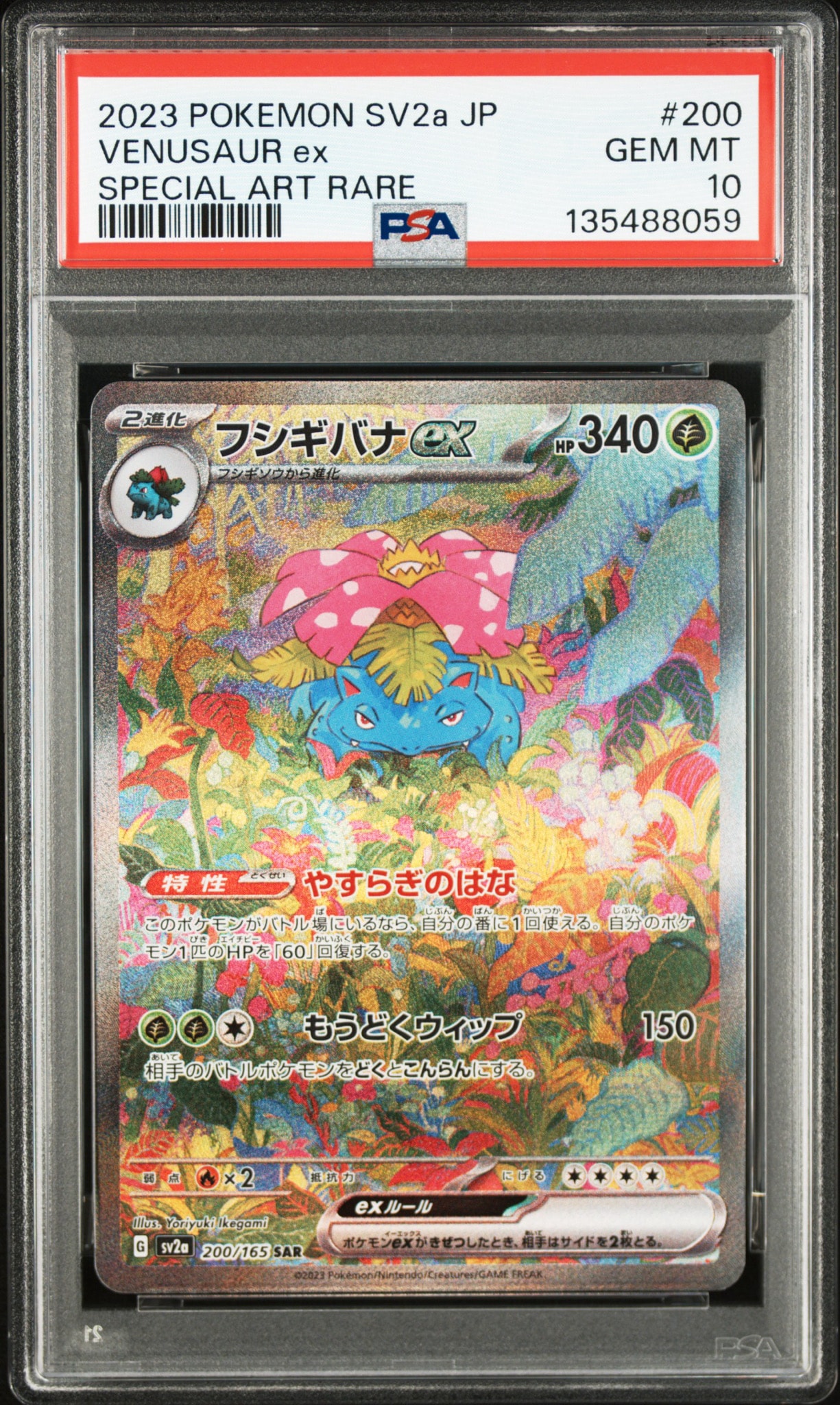メガフシギバナex SAR psa10 PSA10】メガフシギバナex SAR 087/063 1枚 メガフシギバナex SAR psa10 PSA10】メガフシギバナex SAR 087/063 1枚