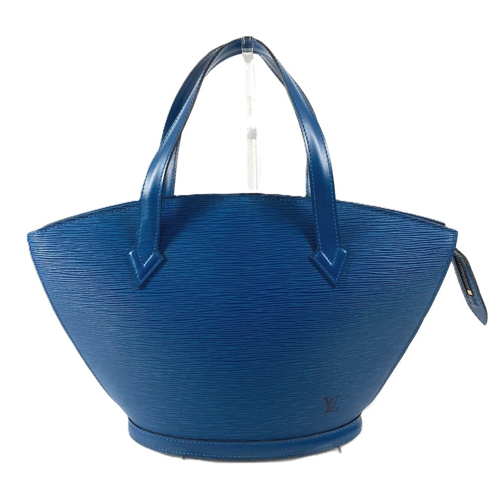 ルイヴィトン LOUIS VUITTON サンジャック M52275 エピ ショルダーバッグ カバン 肩掛け トートバッグ エピレザー トレドブルー ブルー