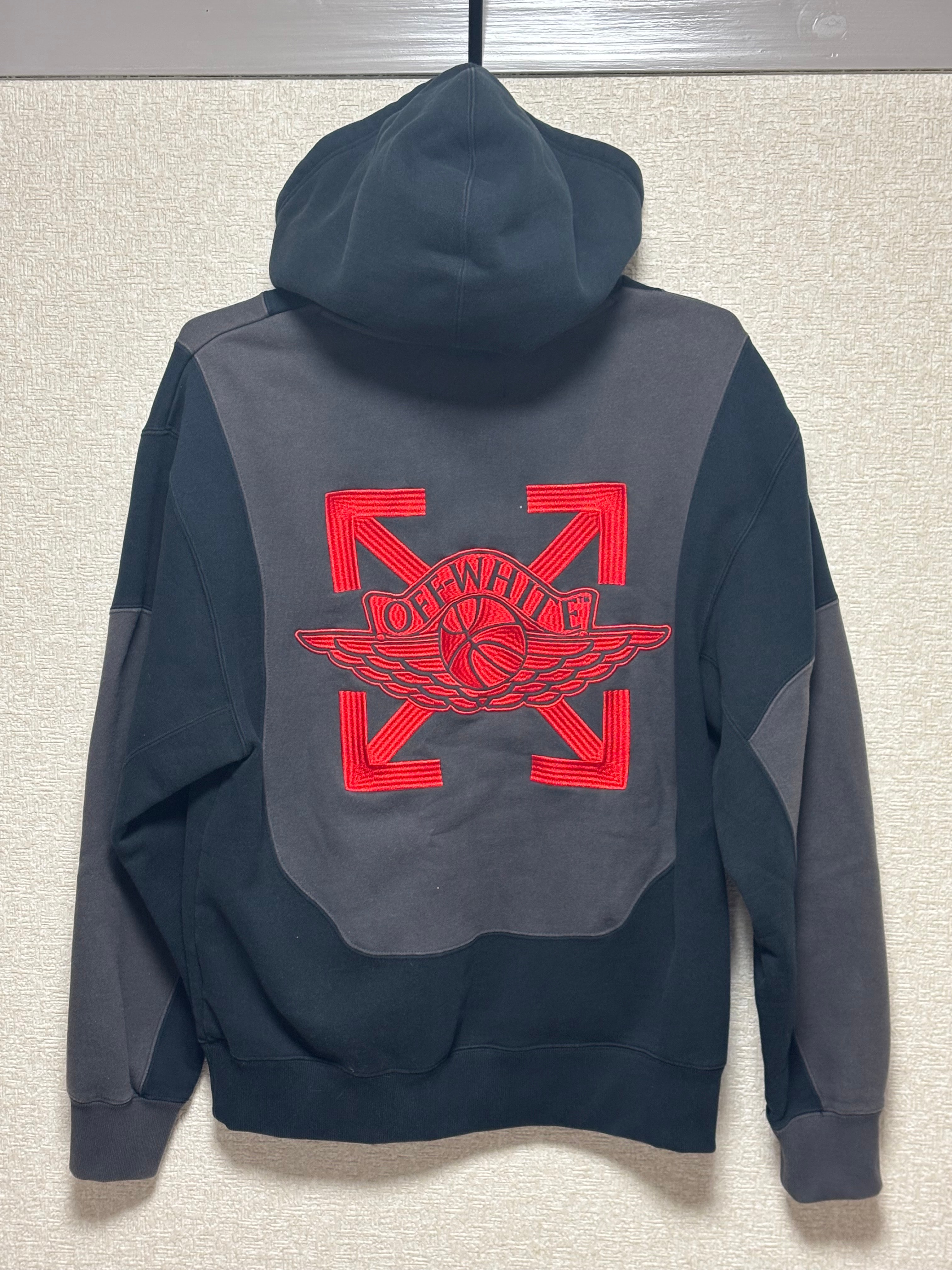 OFF-WHITE / Jordan Hoodie "Black"