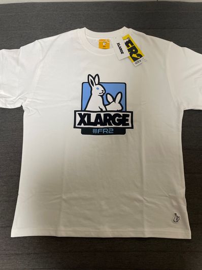 XLARGE x FR2 Box Logo S/S T-shirt "White"