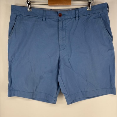 古着 トミーヒルフィガー TOMMY HILFIGER パンツ チノパン ハーフパンツ ショート ワンポイントロゴ w40 ブルー系 メンズ