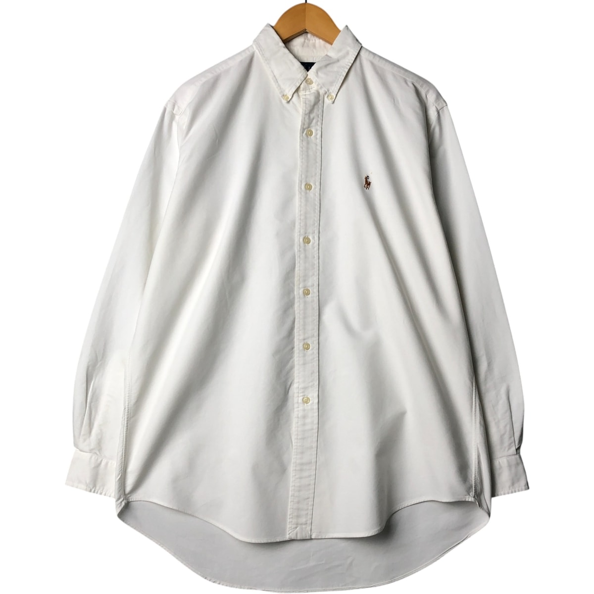 古着 ラルフローレン Ralph Lauren CLASSIC FIT 長袖 ボタンダウンシャツ メンズL相当/eaa573107