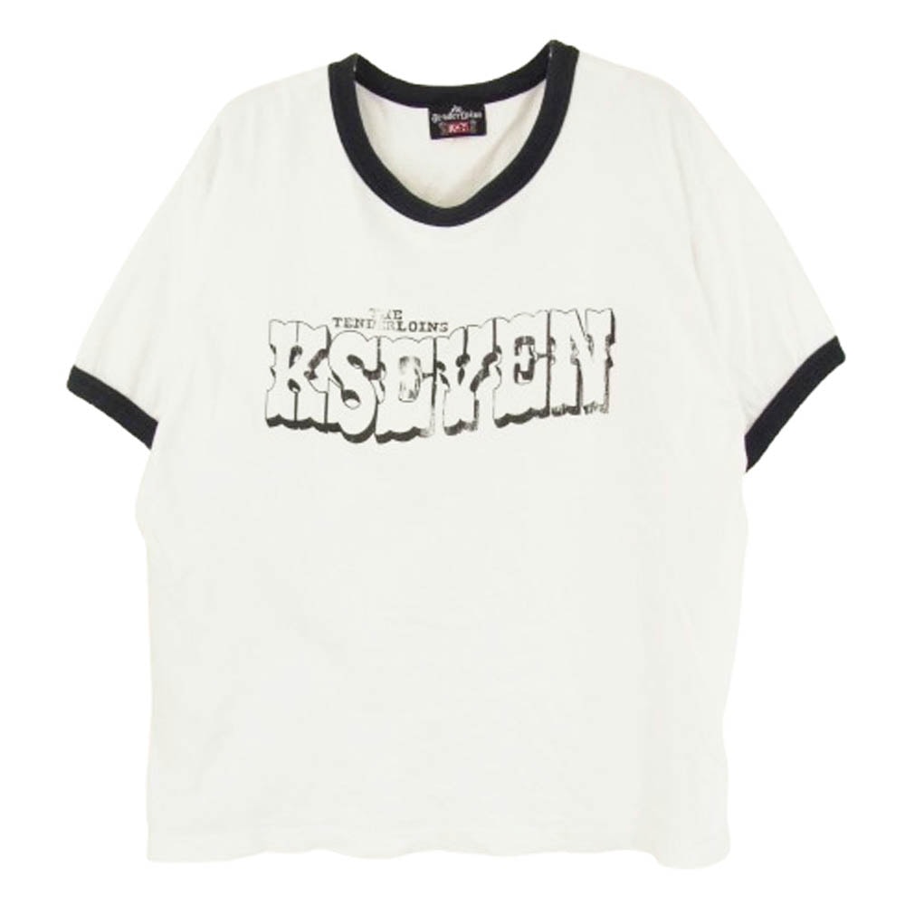 TENDERLOIN テンダーロイン Tシャツ T-TEE K-SEVEN トリム Tシャツ ホワイト系【中古】