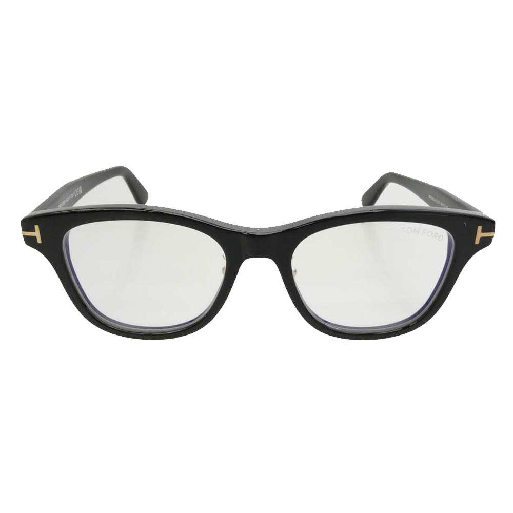TOM FORD トムフォード TF6162-D-B アジアンフィット ウェリントン ブルーライトカットレンズ メガネ フレーム:ブラック系 52□19 145【極上美品】【中古】