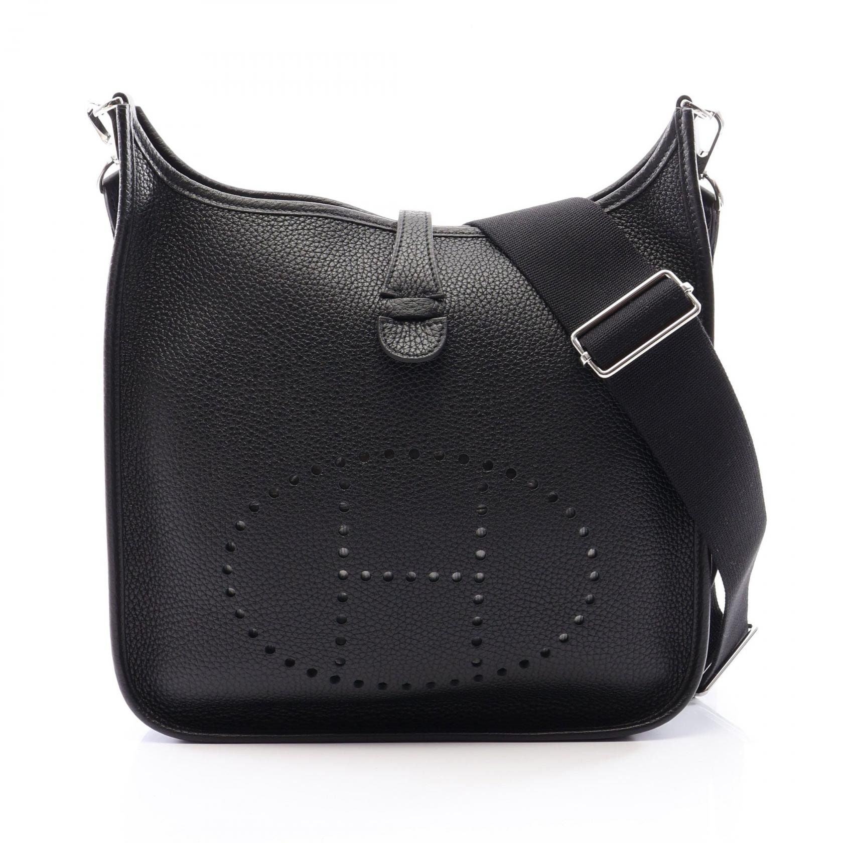 エルメス HERMES エヴリン 3 トロワ PM ショルダーバッグ バッグ レザー トリヨンクレマンス トリヨンクレマンス ブラック(エルメス) Z刻印(2021年製造) レディース ブラック系 【中古】