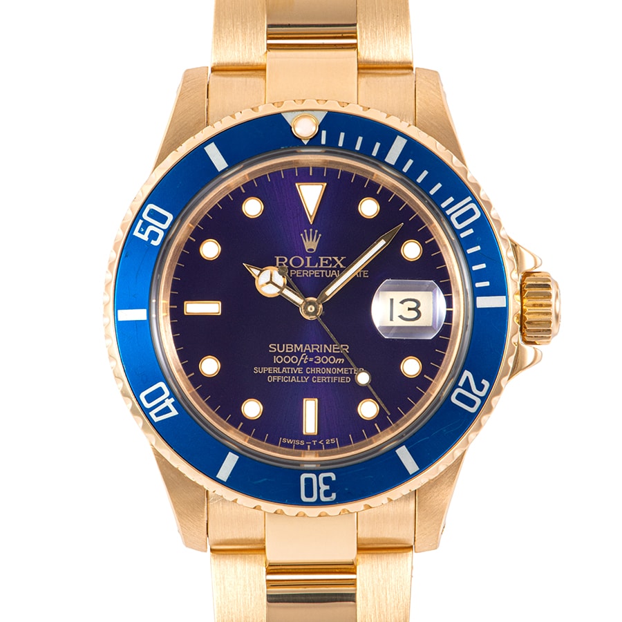 ROLEX ロレックス サブマリーナデイト 16618 N番 ヴァイオレット 先端ドット【中古】