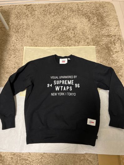 Supreme / WTAPS Crewneck "Black" 21274SPD-CSM03S