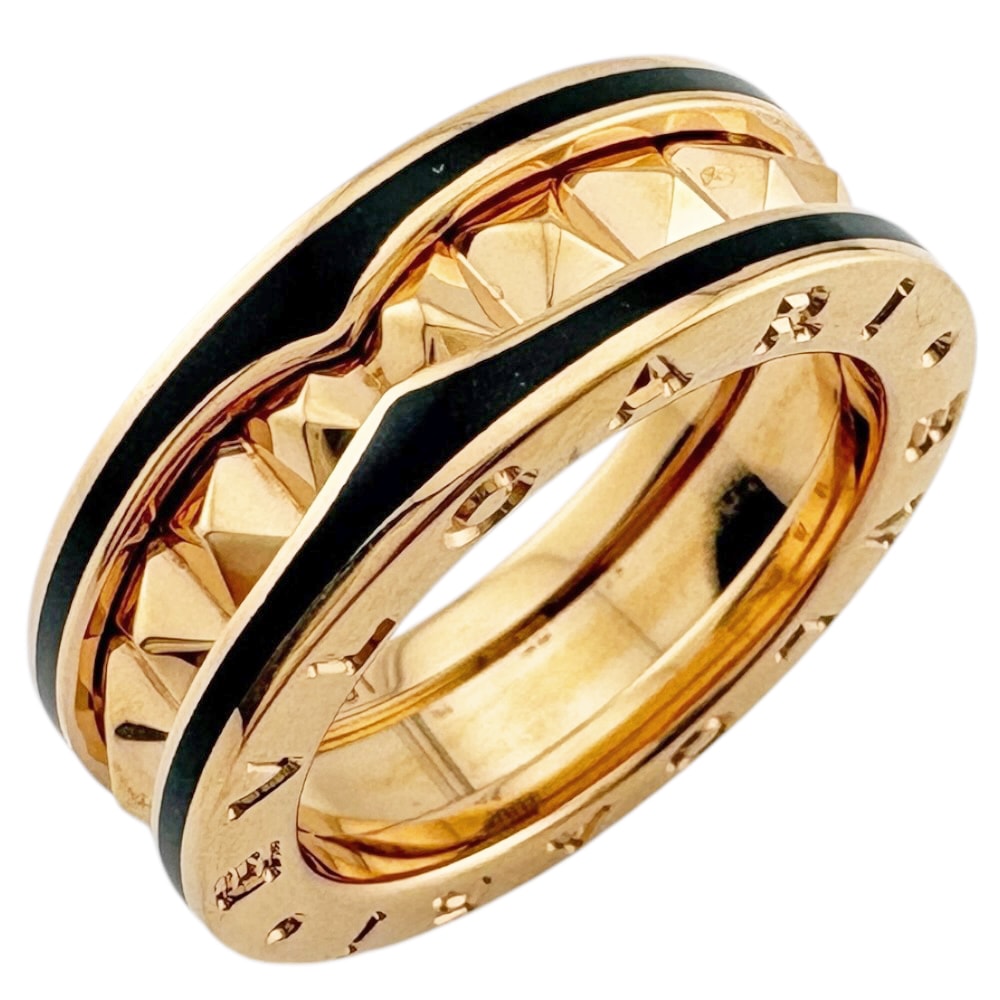 ブルガリ ビーゼロワンロック リング 指輪 10.5号 18金 K18ピンクゴールド レディース BVLGARI  中古