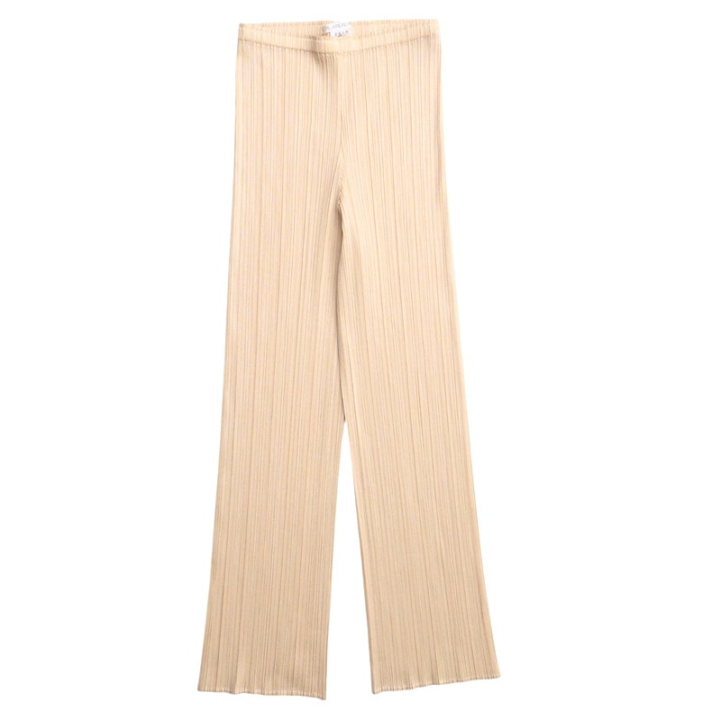 PLEATS PLEASE ISSEY MIYAKE プリーツプリーズ イッセイミヤケ パンツ サイズ3 プリーツ ストレッチパンツ ブランド古着【中古】20250404/RA4093