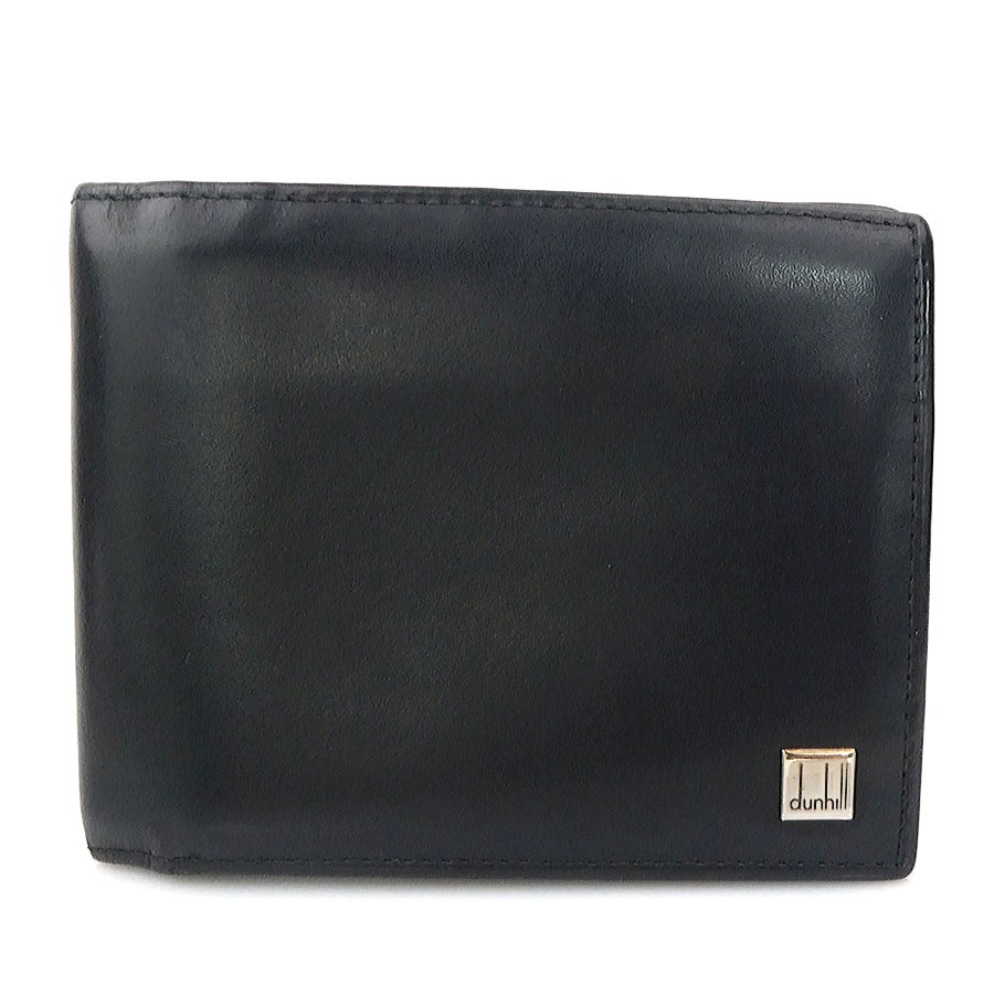 ダンヒル Dunhill 札入れ レザー ブラック メンズ【中古】 56220a