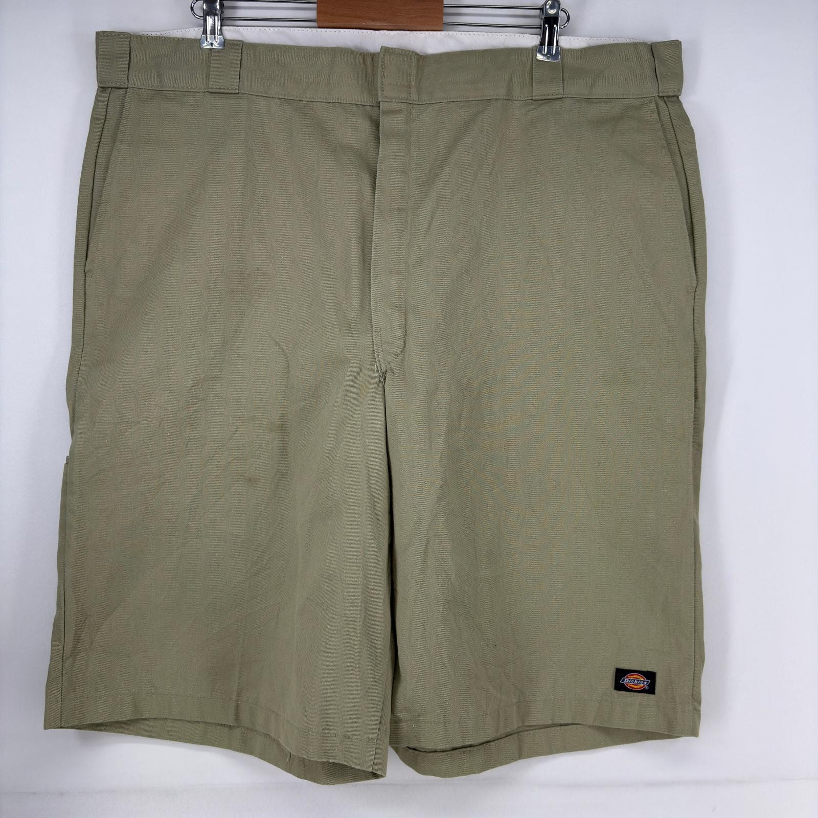 古着 ディッキーズ Dickies ショートパンツ ワーク ワンポイントロゴ ハーフ ワーク w44 ベージュ系 メンズ