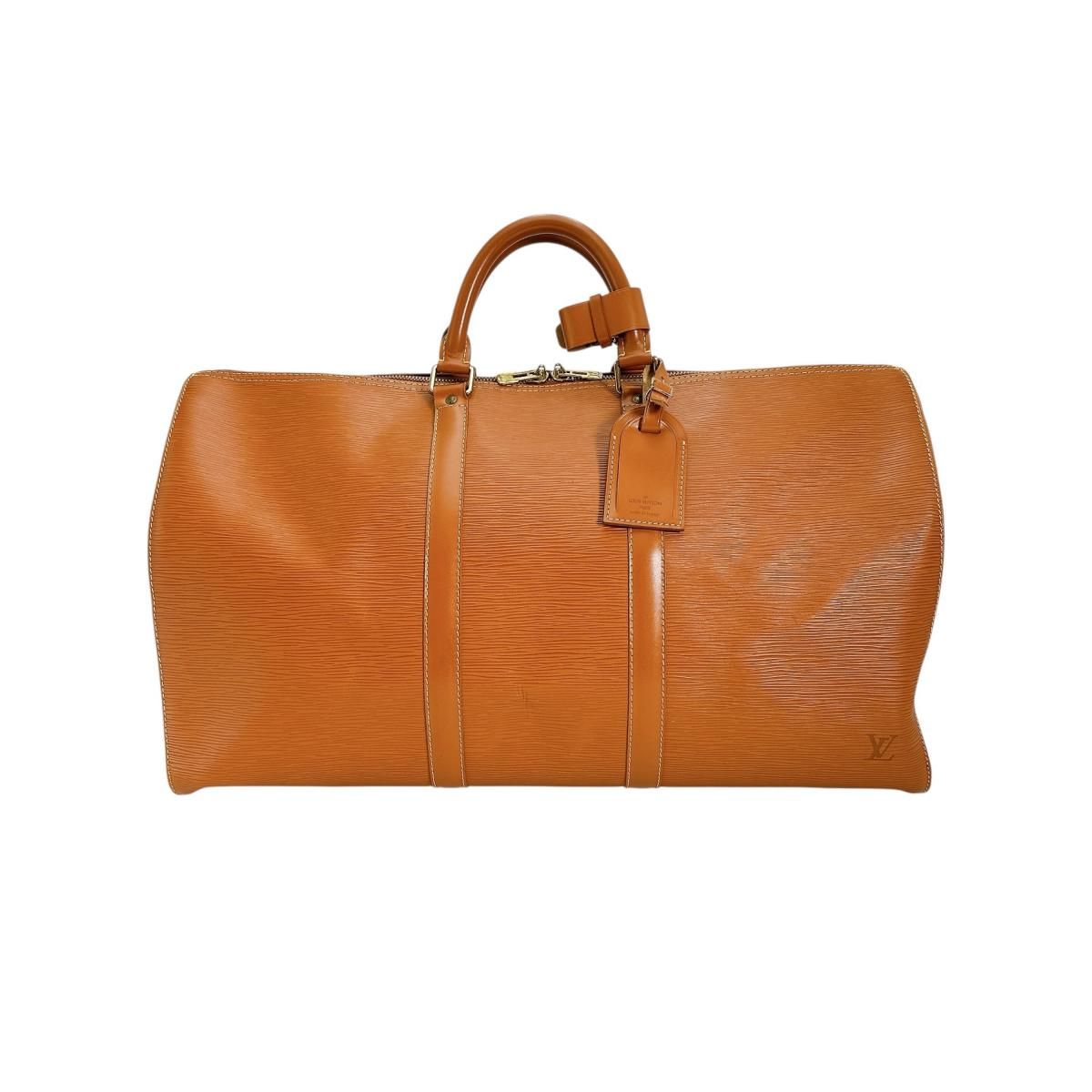 ルイヴィトン LOUIS VUITTON キーポル50 M42968 エピ ボストンバッグ