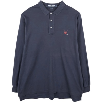 古着 ラルフローレン Ralph Lauren POLO GOLF ポロゴルフ 長袖 ポロシャツ メンズXL相当/eaa667629