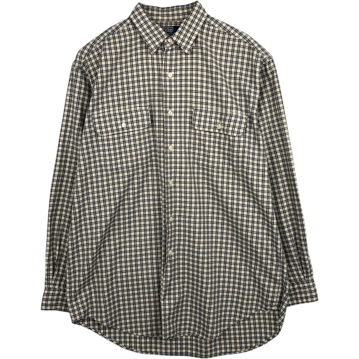 古着 ラルフローレン Ralph Lauren POLO by Ralph Lauren BENFORD 長袖 コットンチェックシャツ メンズM相当/eaa631277
