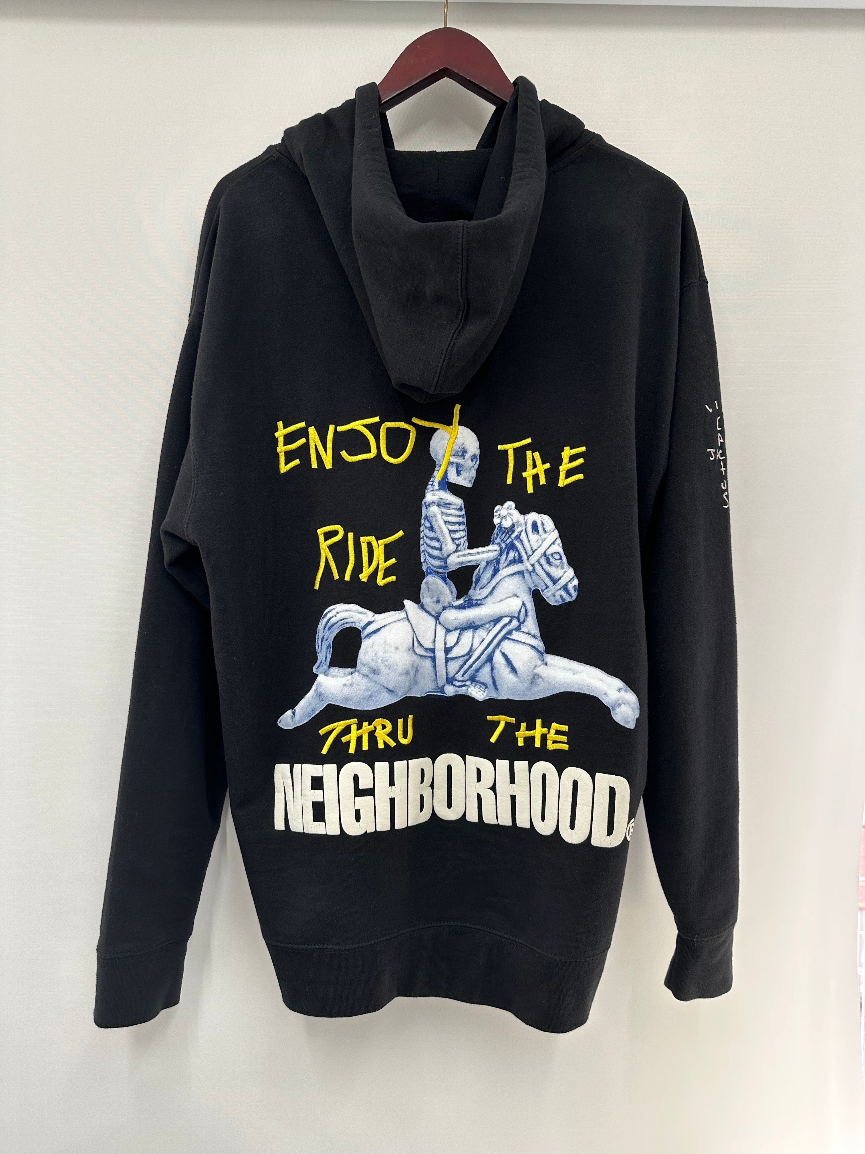 NEIGHBORHOOD Travis Scott Cactus Jack Carousel Hoodie "Black"