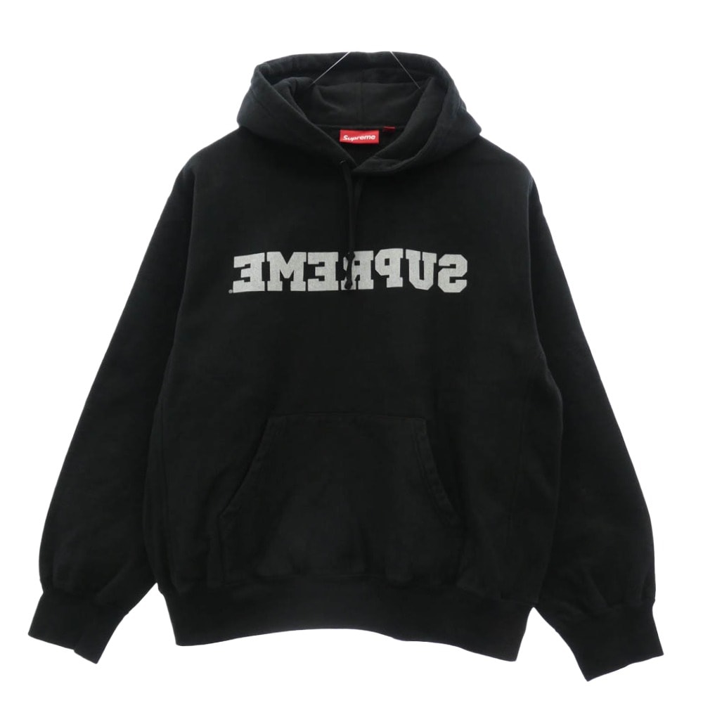 Supreme シュプリーム パーカー 25SS Reverse Hooded Sweatshirt リバース フーデッド スウェットシャツ フーディー パーカー ブラック系 M【美品】【中古】