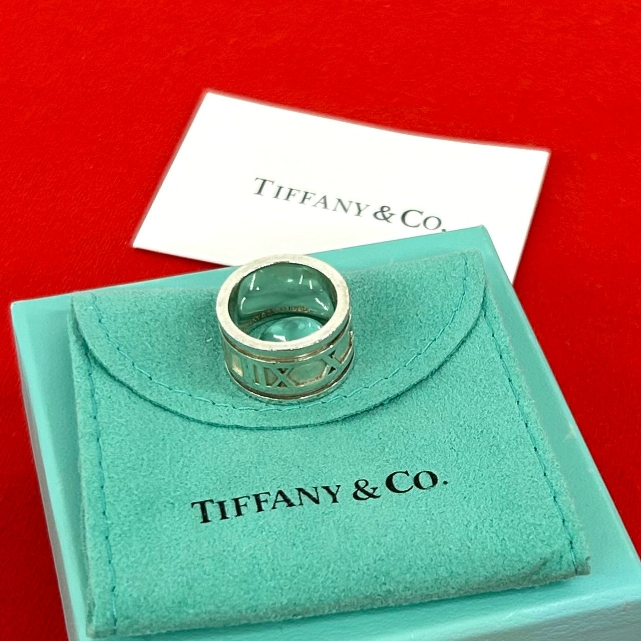TIFFANY&Co. ティファニー アトラス ワイド リング シルバー925 リング・指輪 7号 シルバー
 88666