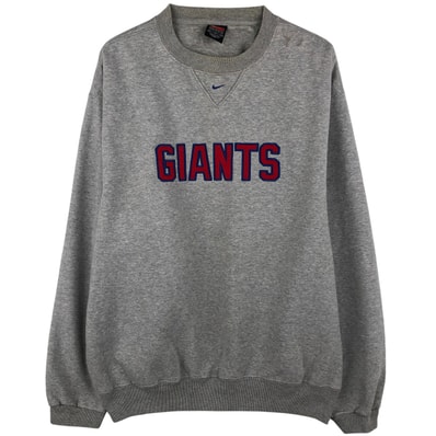古着 00年代~ ナイキ NIKE TEAM NFL NEW YORK GIANTS ニューヨークジャイアンツ ロゴスウェットシャツ トレーナー メンズM相当/eaa611224