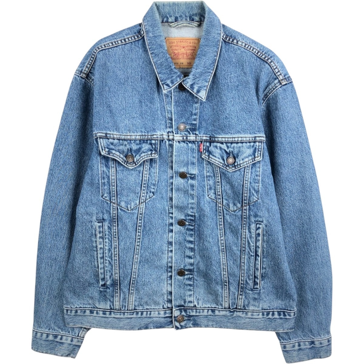 古着 90年代 リーバイス Levi's 70503-0216 ユーロモデル デニムジャケット Gジャン メンズL相当 ヴィンテージ/eaa670764