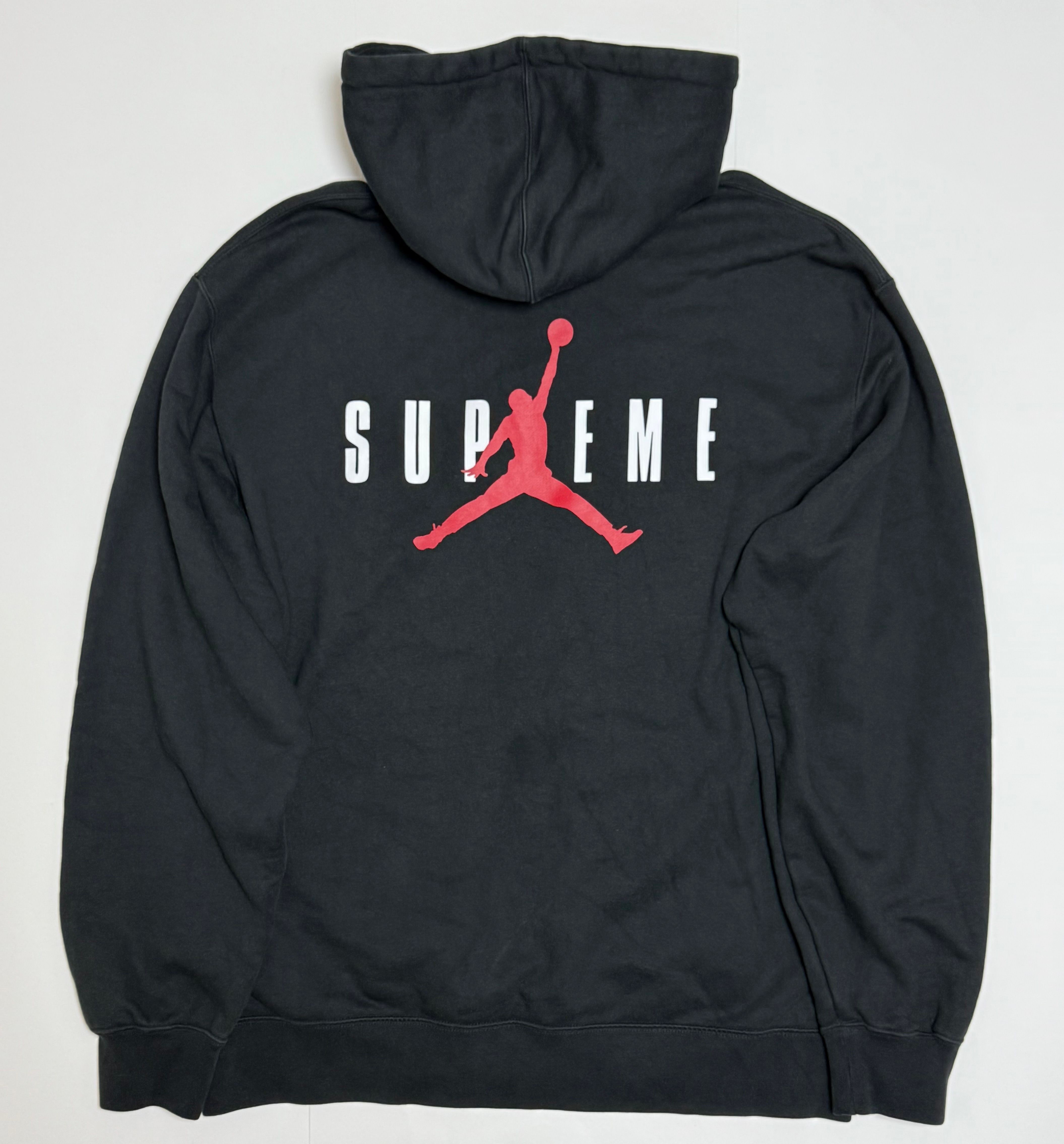 Supreme x Jordan Hooded Sweatshirt "Black"