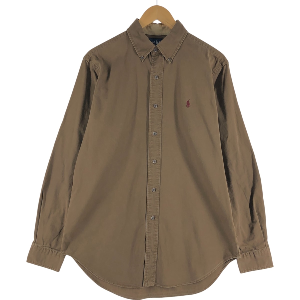 古着 ラルフローレン Ralph Lauren CLASSIC FIT 長袖 ボタンダウンシャツ メンズM相当/eaa534362