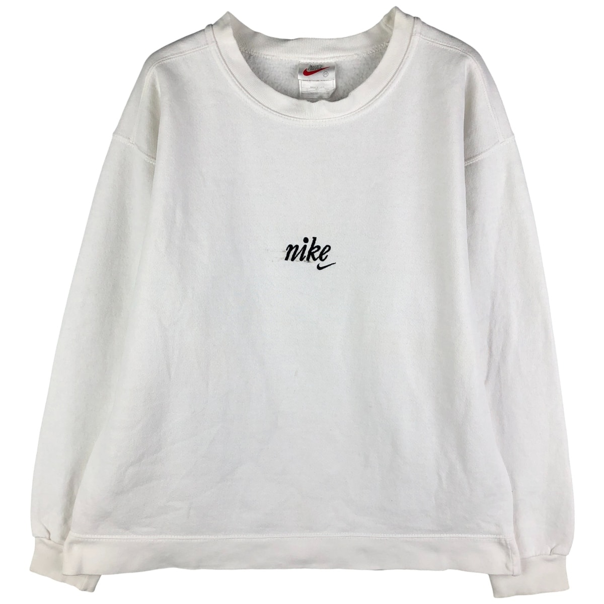 古着 90年代 ナイキ NIKE ロゴスウェットシャツ トレーナー USA製 メンズM相当 ヴィンテージ/eaa482980