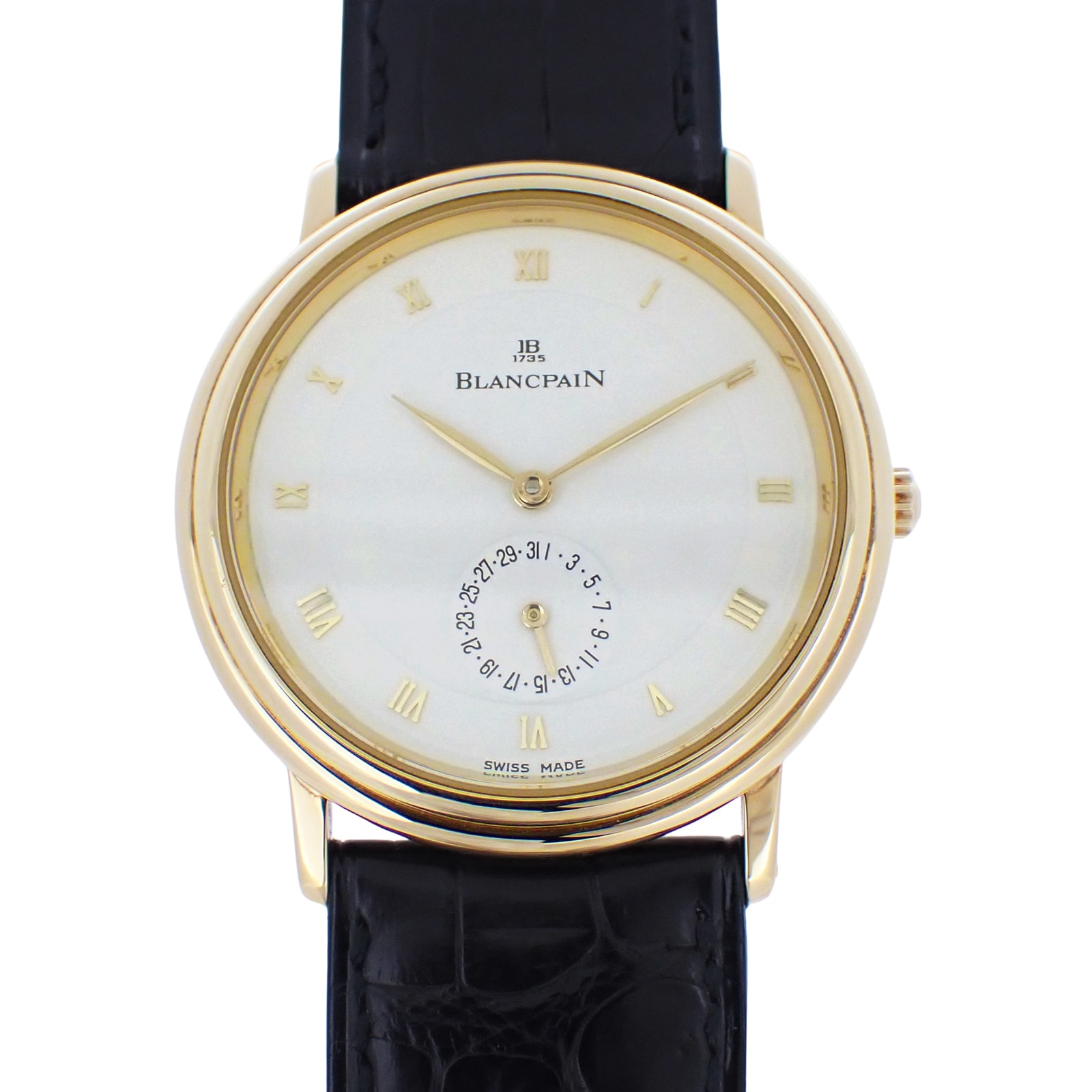 K18YG Blancpain ブランパン  ヴィルレ ディスクカレンダー  4795  メンズ 腕時計