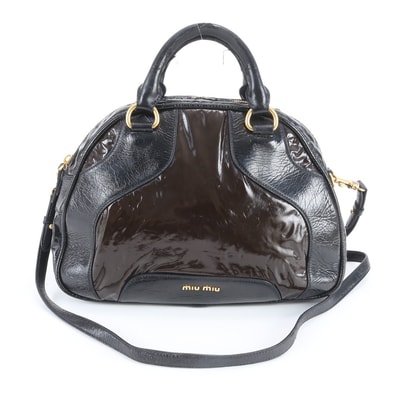 ミュウミュウ ショルダーバッグ レザー