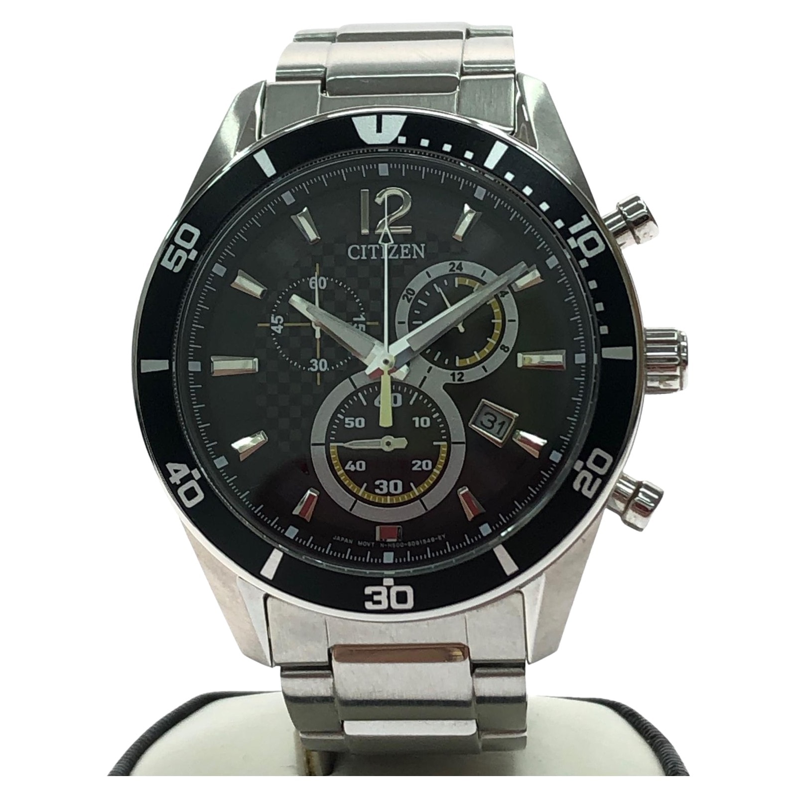 CITIZEN シチズン メンズ腕時計 電波ソーラー オルタナ エコドライブ クロノグラフ H500-S061091