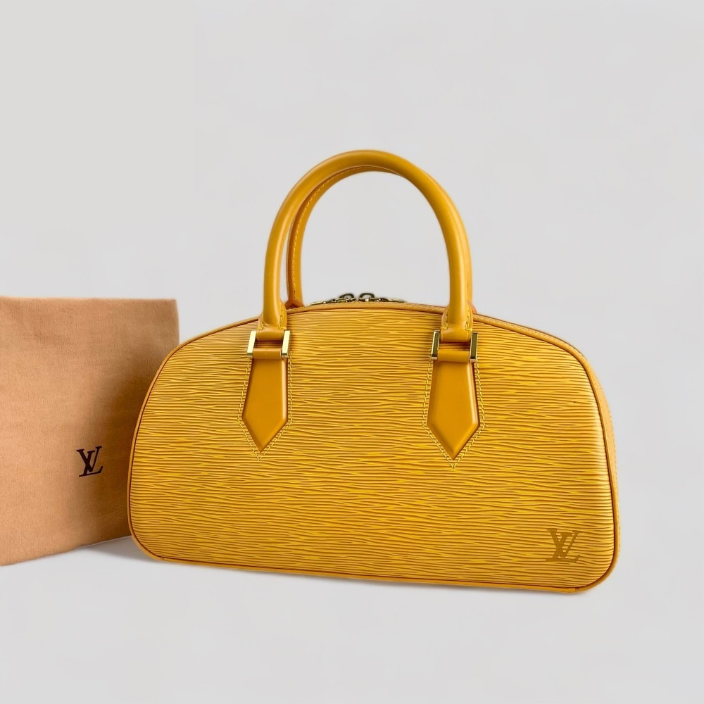 Louis Vuitton Epi Jasmine Tassili Yellow Handbag OLD Vuitton ルイ ヴィトン エピ ジャスミン ハンドバッグ タッシリイエロー M52089