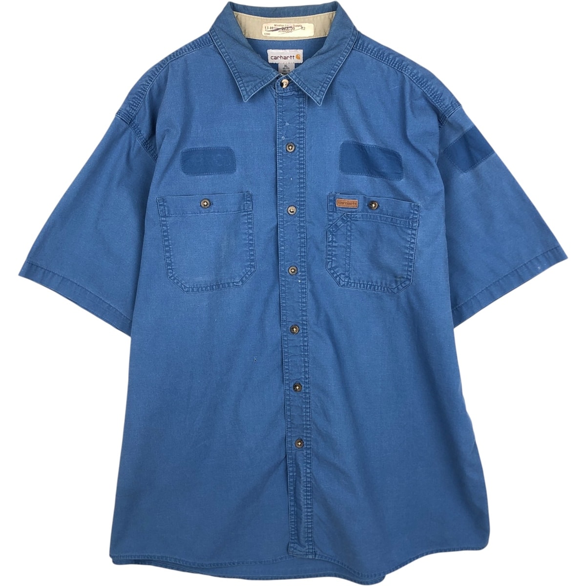古着 カーハート Carhartt 半袖 ワークシャツ メンズXL相当/eaa632761