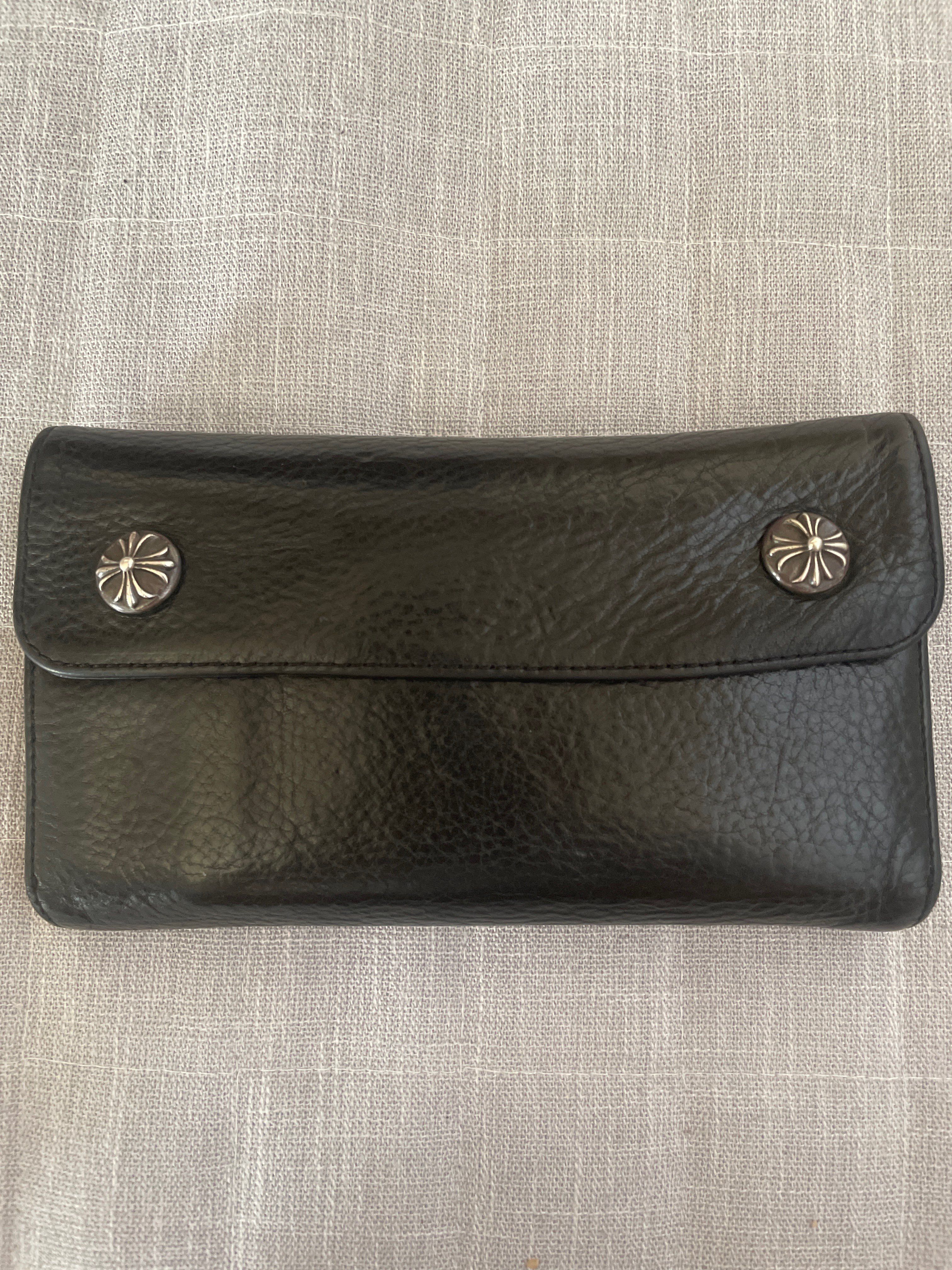 Chrome Hearts Wave Wallet Leather "Black"