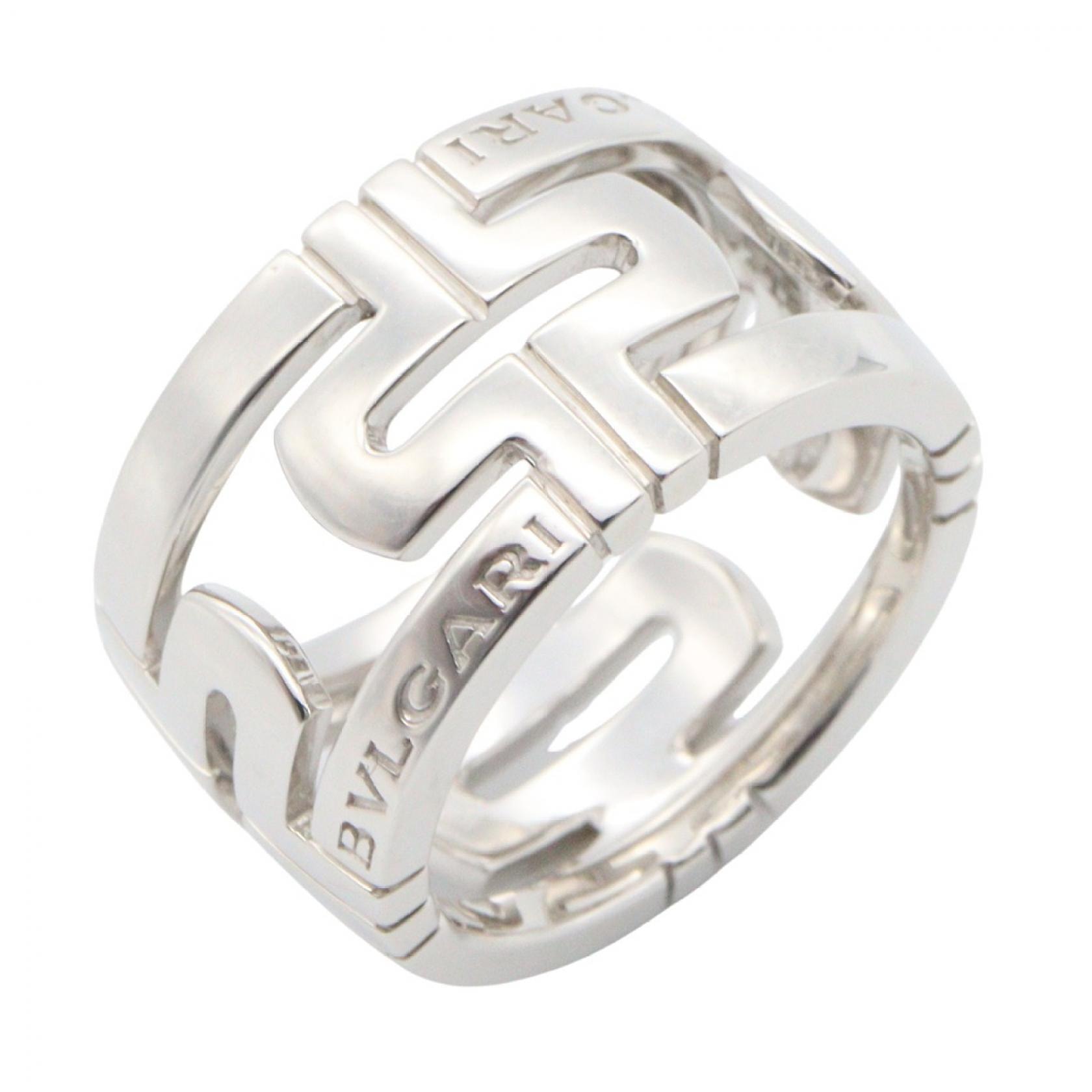 ブルガリ BVLGARI パレンテシ リング リング・指輪 ジュエリー K18WG(ホワイトゴールド) レディース シルバー系 【中古】