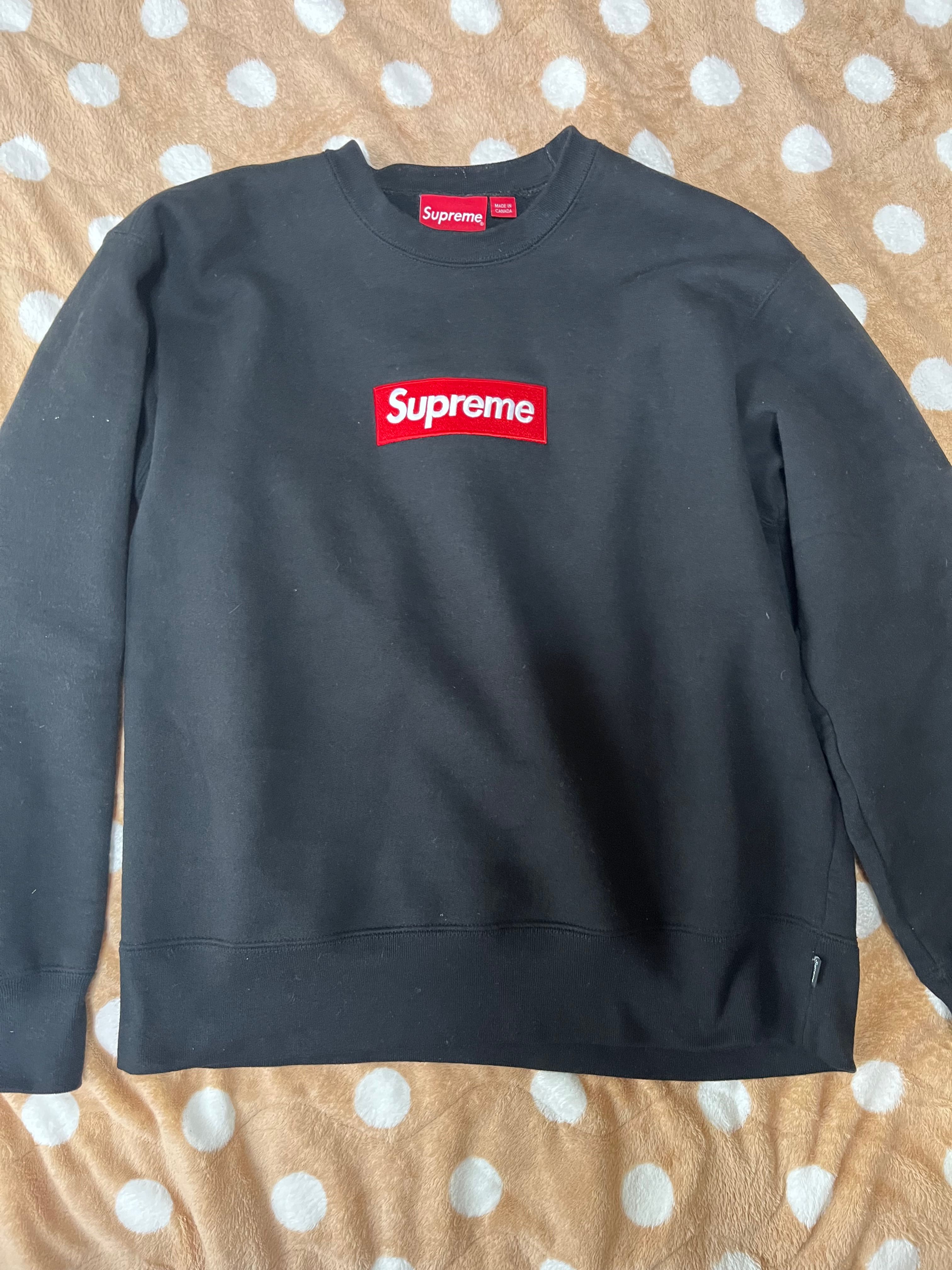 Supreme Box Logo Crewneck "Black" (22FW)