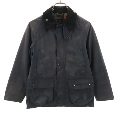 Barbour バブアー 3ワラント イングランド製 ワックス ジャケット L 10-11 チャコールグレー
