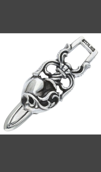 C (やや傷や汚れあり)】【希少】CHROME HEARTS クロムハーツ レザー C (やや傷や汚れあり)】【希少】CHROME HEARTS クロムハーツ レザー