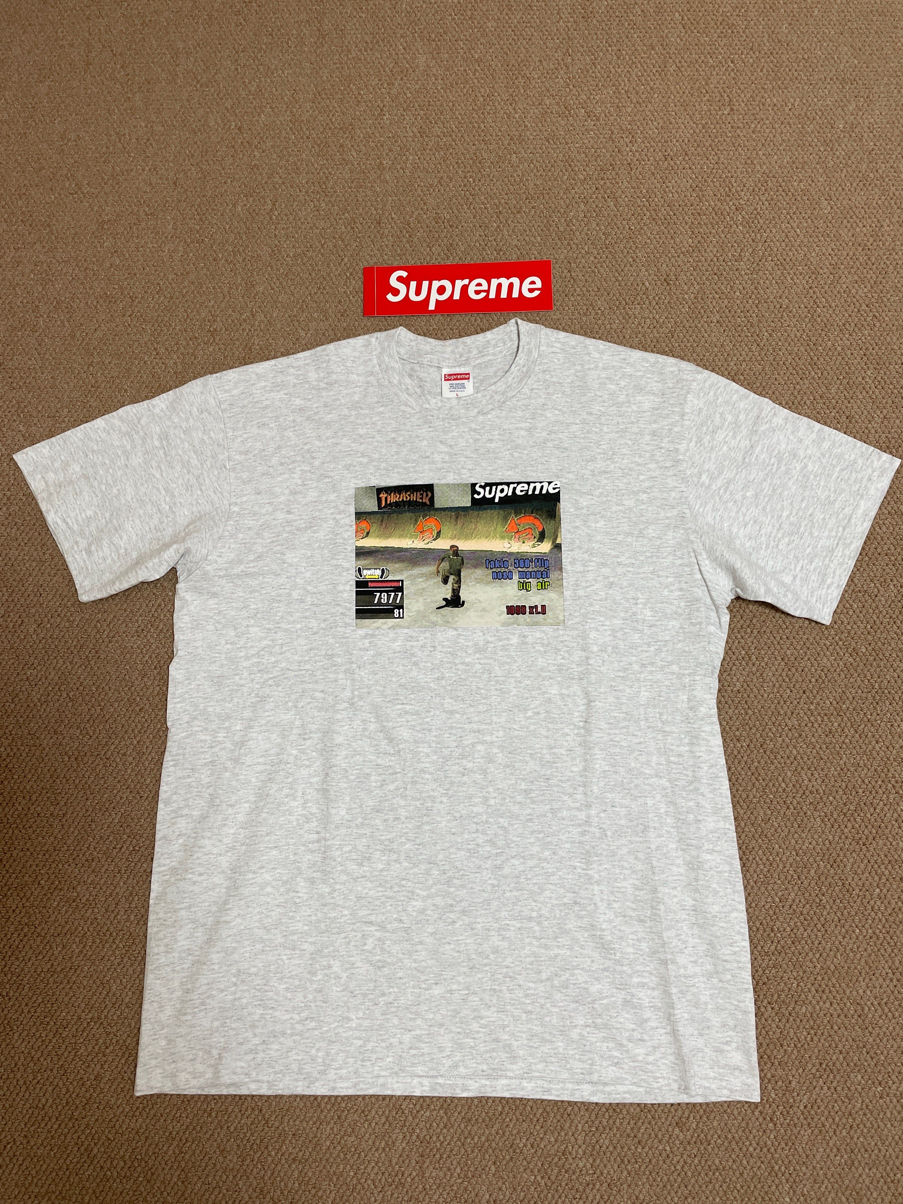 Supreme / Thrasher® Game Tee "Ash Grey"