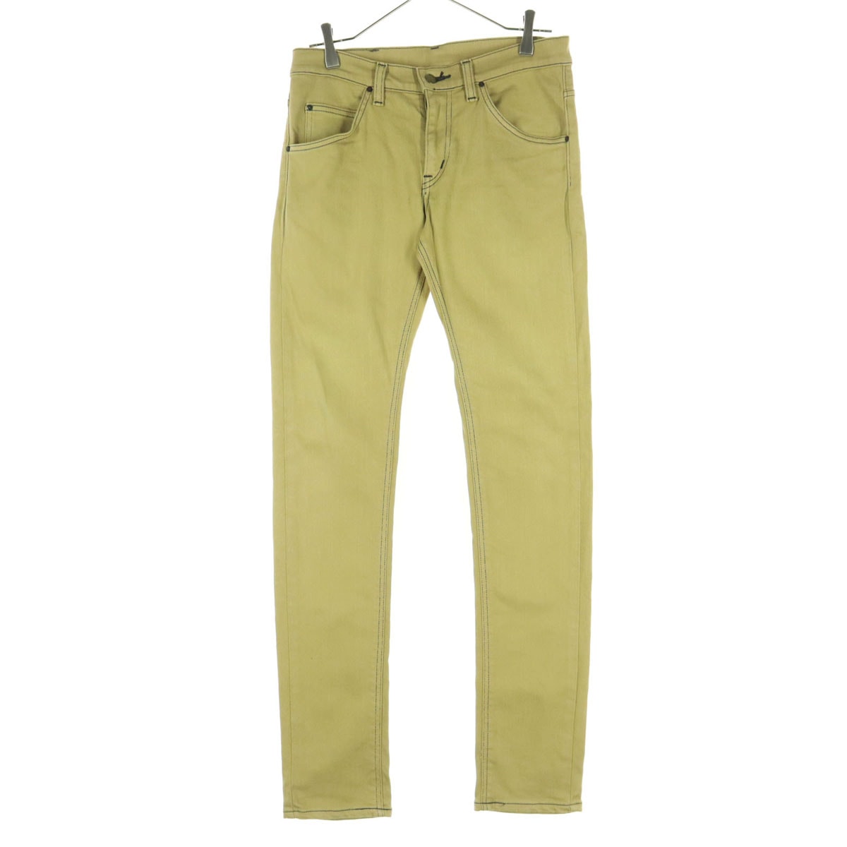 美品 Lee リー 日本製 コットンパンツ S ベージュ系