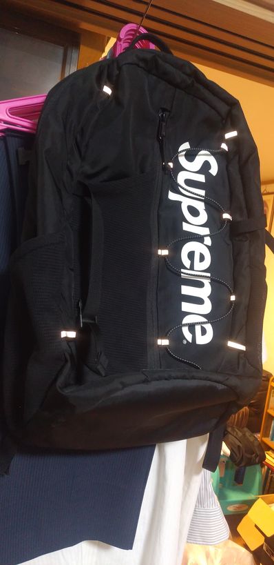Supreme 2017SS Backpack "Black"