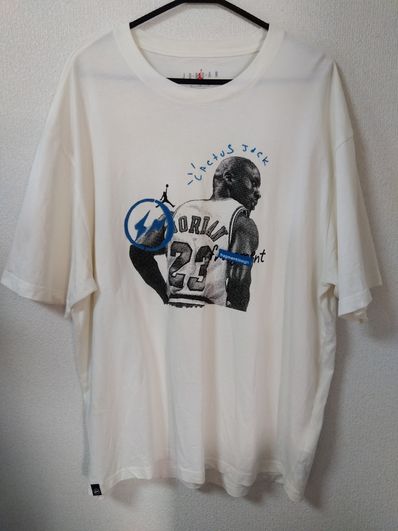 Air Jordan Travis Scott Fragment Tee "White"