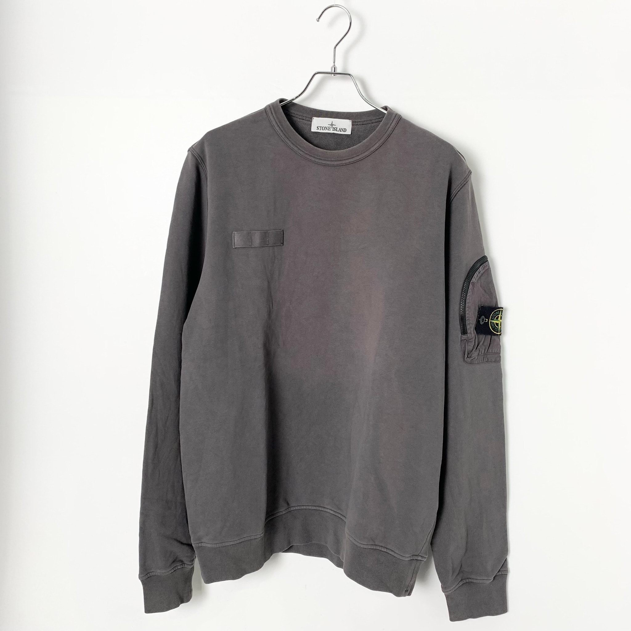 Stone Island 6100003 Cotton Fleece "Charcoal Gray"