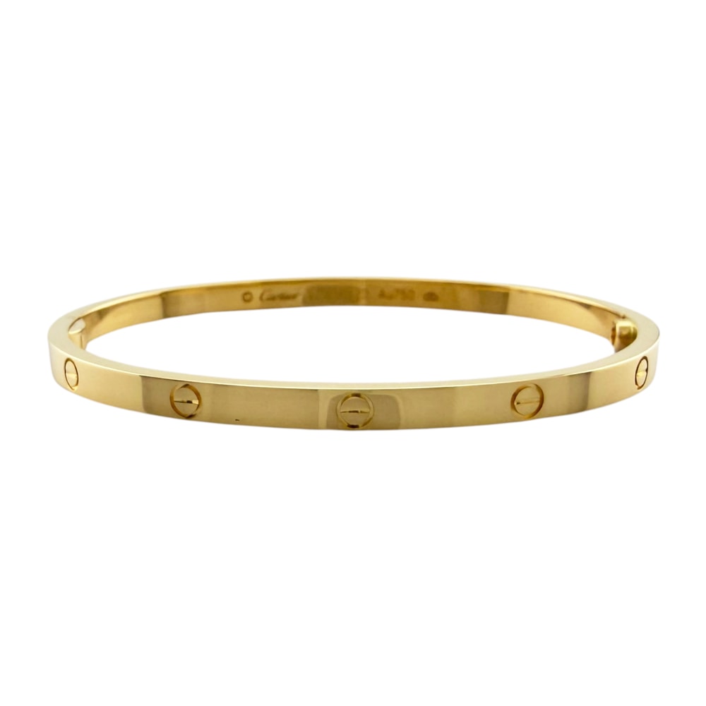 カルティエ ラブブレス バングル 18金 K18イエローゴールド レディース CARTIER  中古