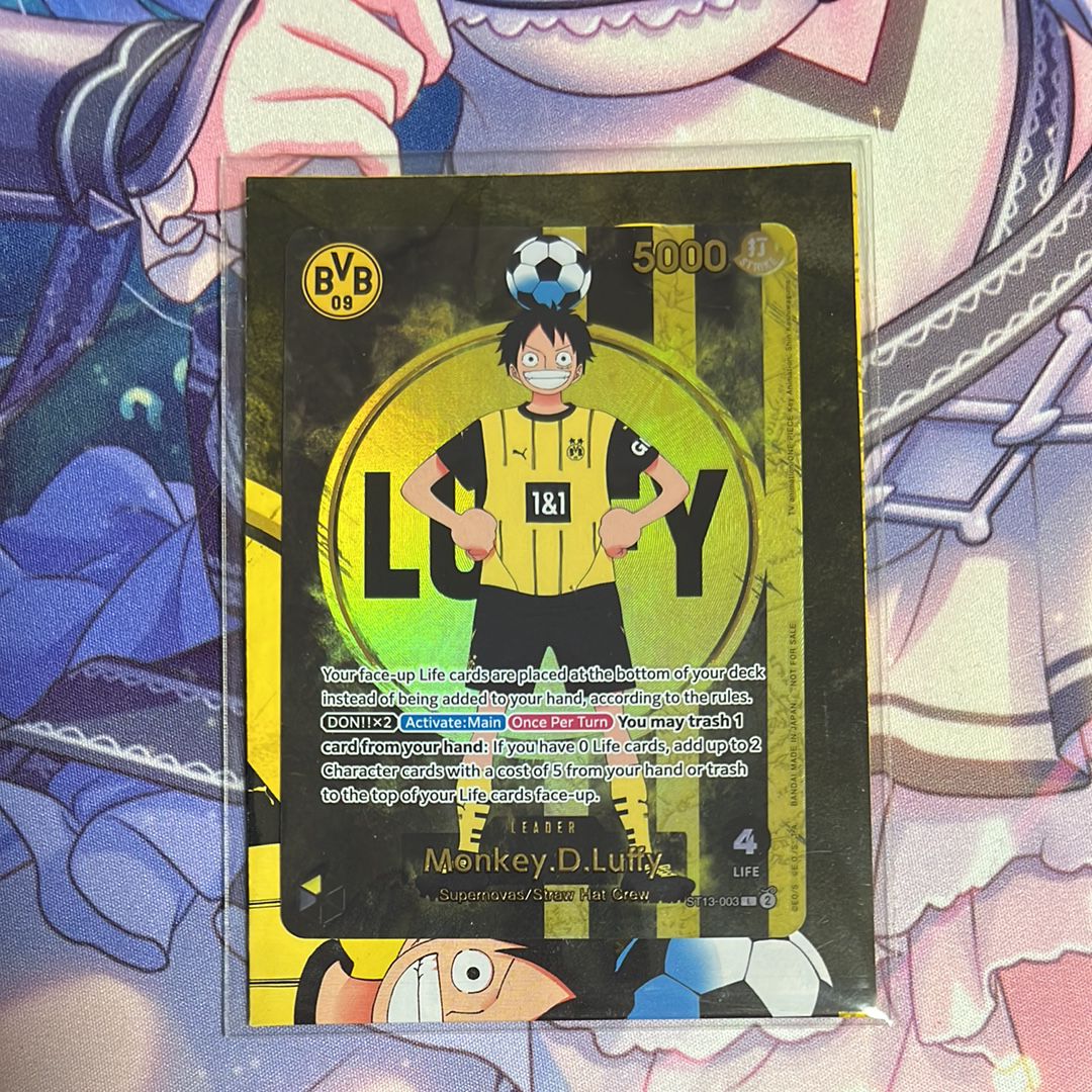 モンキー・D・ルフィ L [ST13-003]【英語版】(プロモーションカード「ボルシアドルトムント × ONE PIECE マッチデー 2025」)