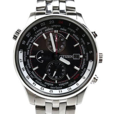 CITIZEN シチズン エコドライブ 腕時計 ソーラー CA0087-71E/B612-S126495 メンズ【中古】