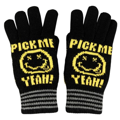 HYSTERIC GLAMOUR ヒステリックグラマー ニルヴァーナ カートコバーン スマイル ニット グローブ 手袋 56237