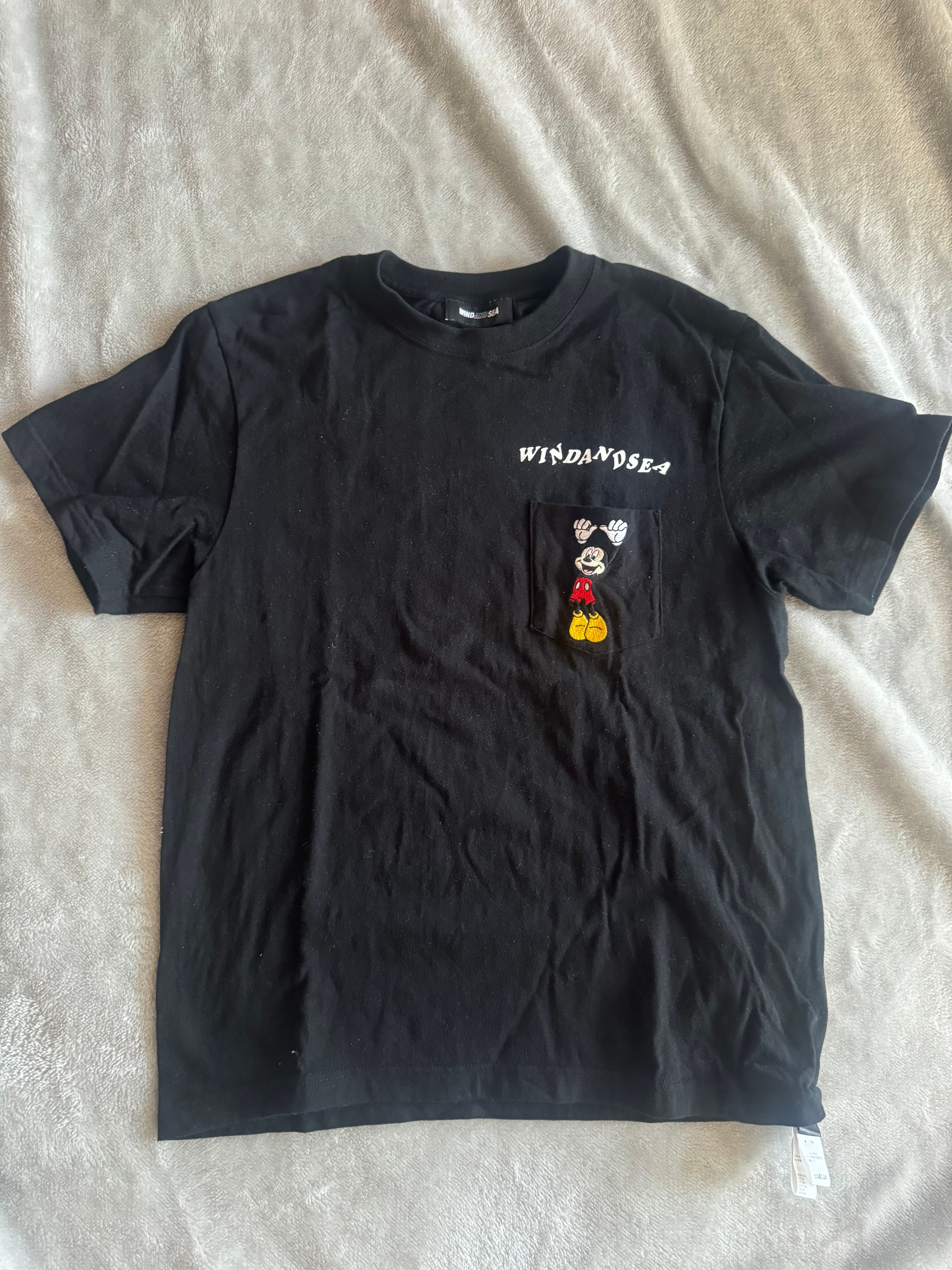 WIND AND SEA Hanging Mickey / Tee "Black"